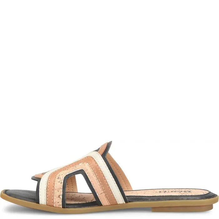 Born Women's Hyannis Slide Sandal - Black Combo