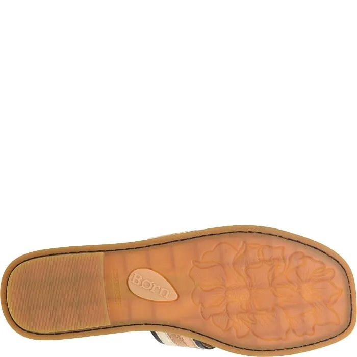 Born Women's Hyannis Slide Sandal - Black Combo