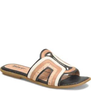 Born Women's Hyannis Slide Sandal - Black Combo
