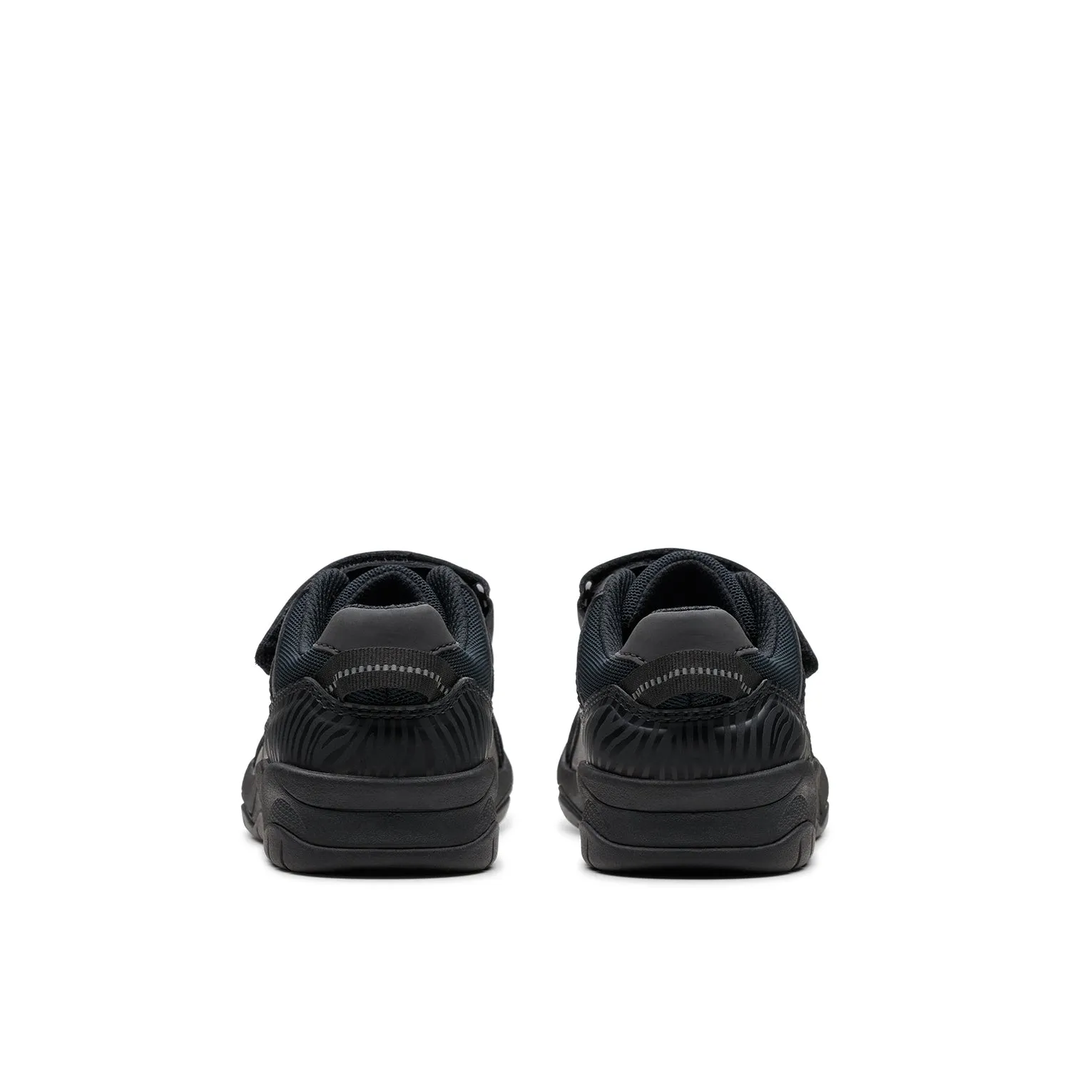Boys - Clowder Stripe Kid Black Leather
