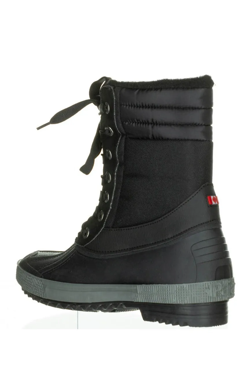 Brand new Women's Pajar Selma Waterproof Duck Boot, Black, Sz 7! Made in Italy! -40C Temp Rating! Retails $198 