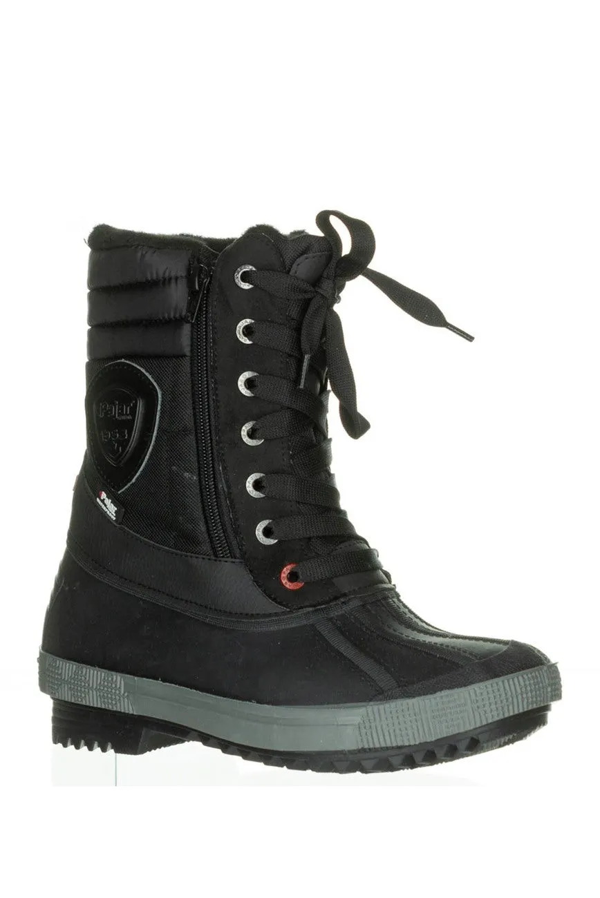 Brand new Women's Pajar Selma Waterproof Duck Boot, Black, Sz 7! Made in Italy! -40C Temp Rating! Retails $198 