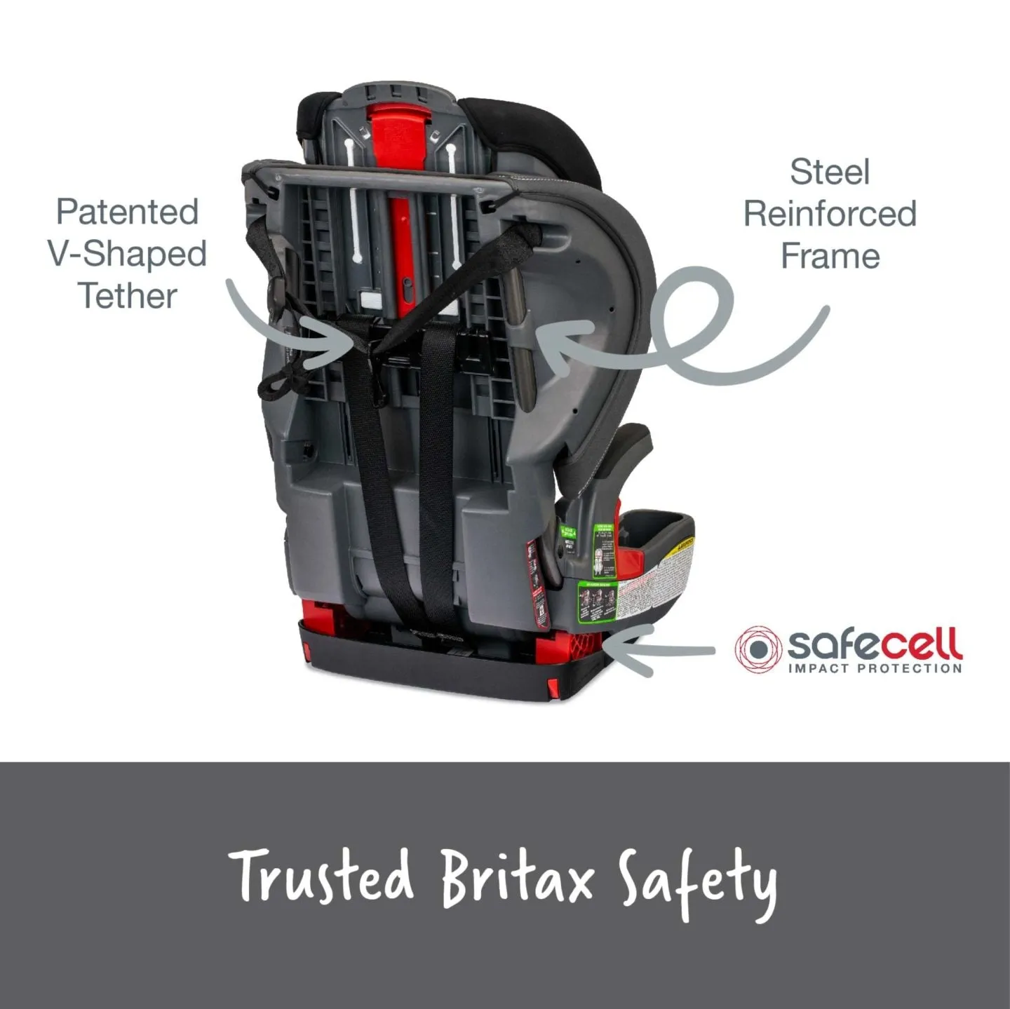 Britax Grow With You Harness-2-Booster - Mod Black SafeWash