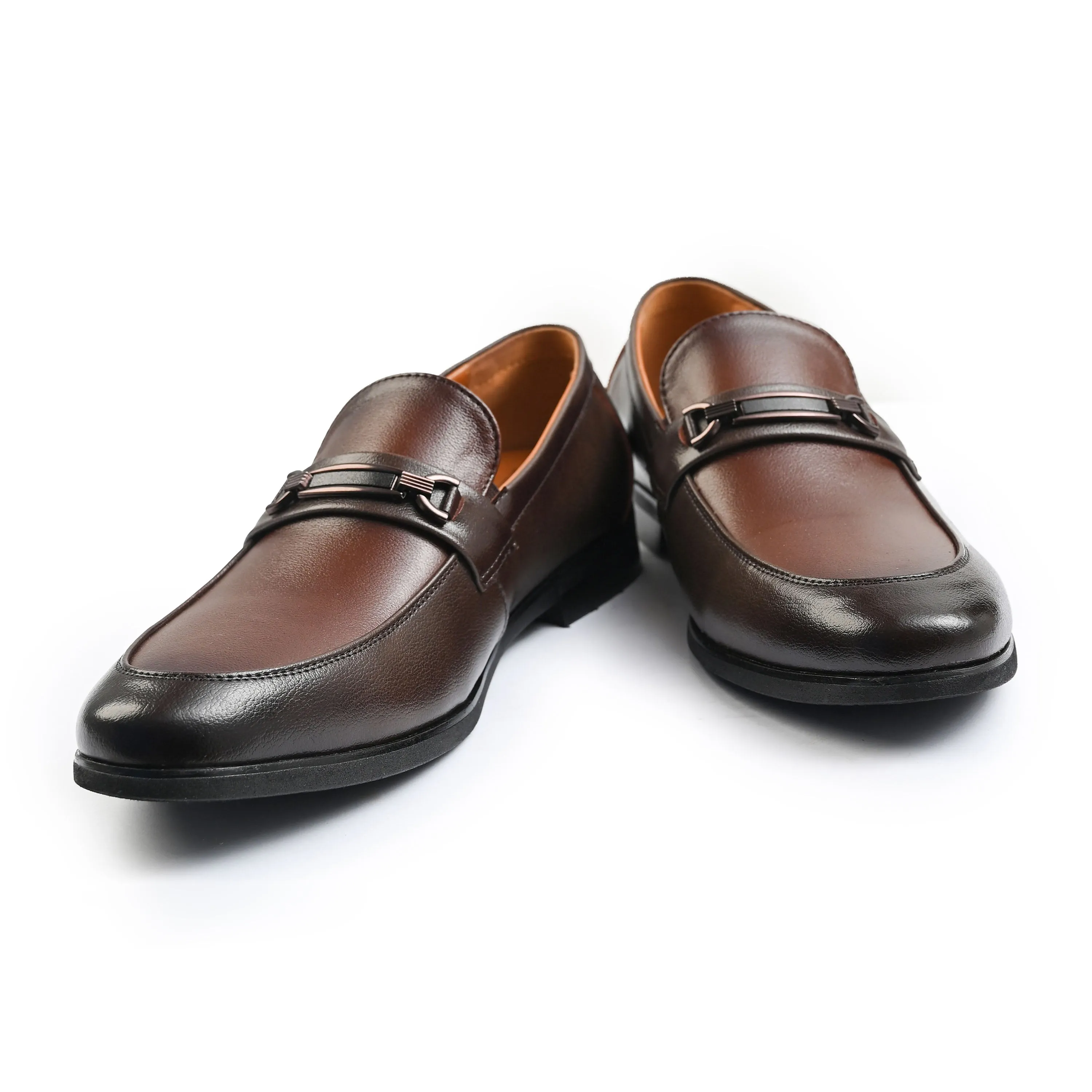 BROWN SNAFFLE TRIM SHOES