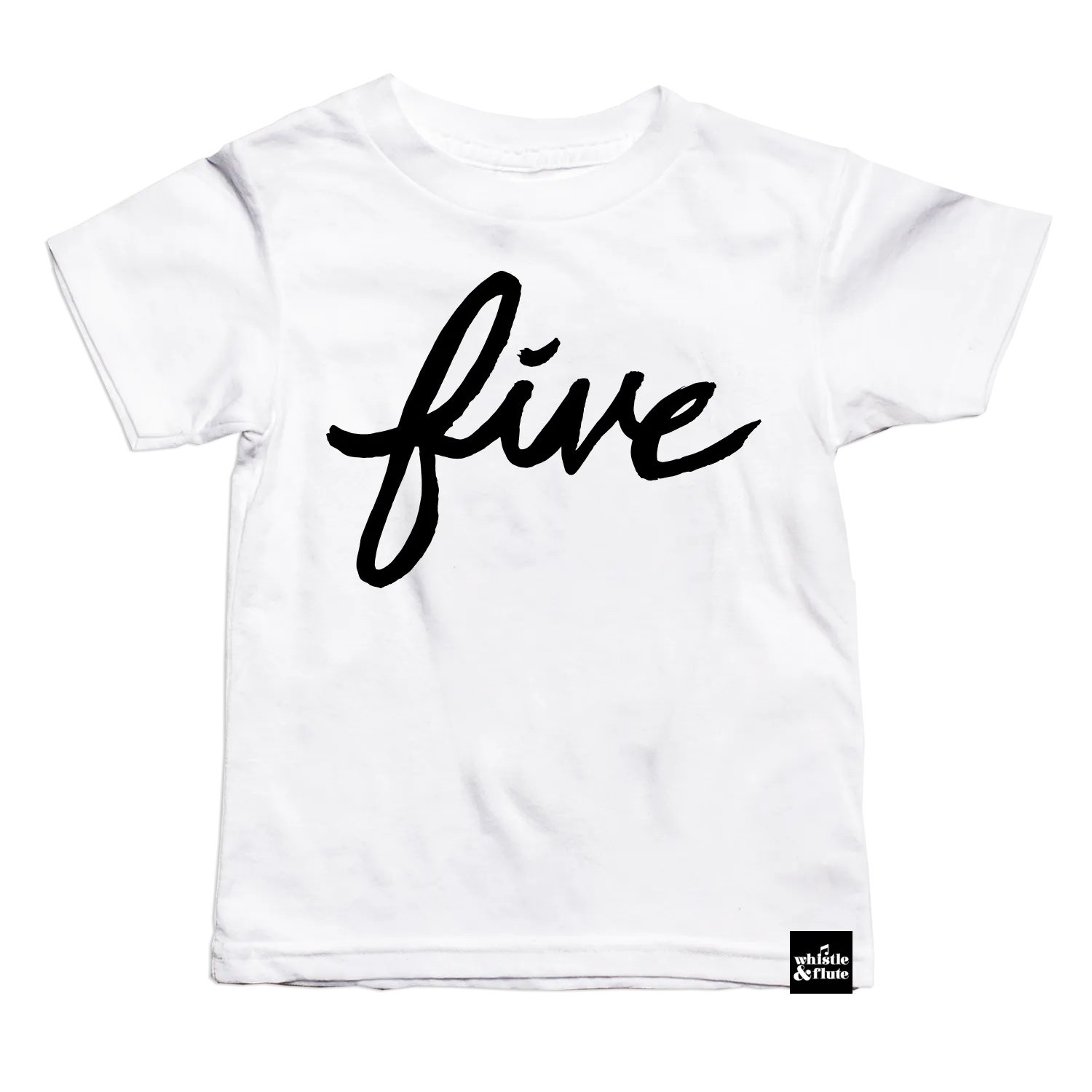 Brush Script Number T-shirt
