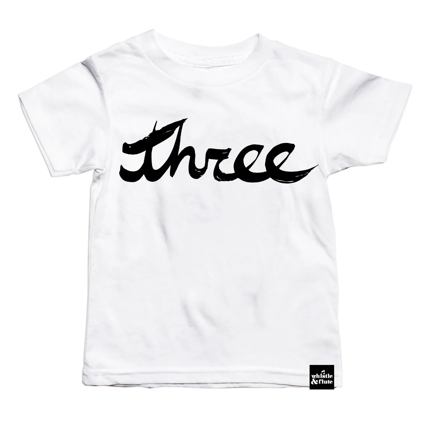 Brush Script Number T-shirt