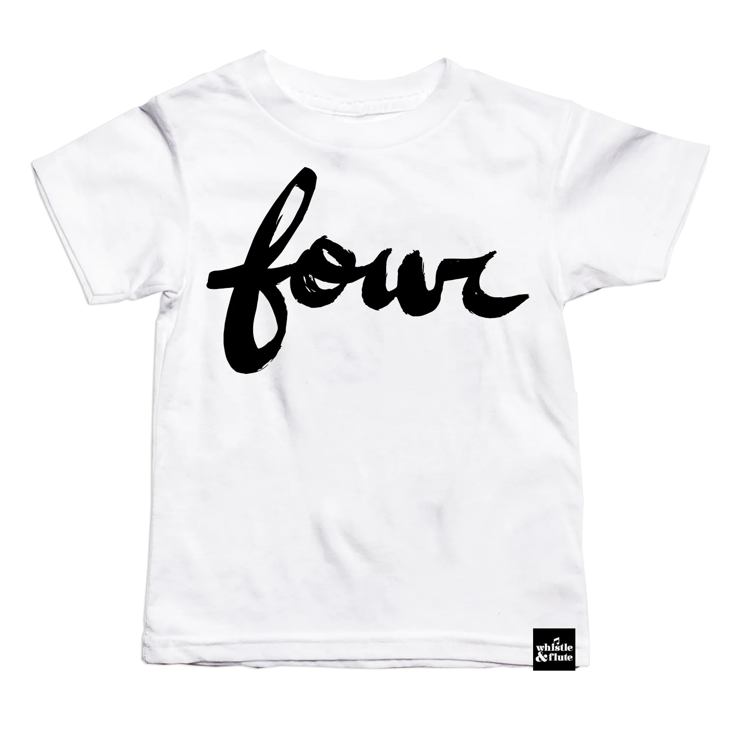 Brush Script Number T-shirt