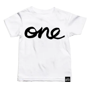 Brush Script Number T-shirt