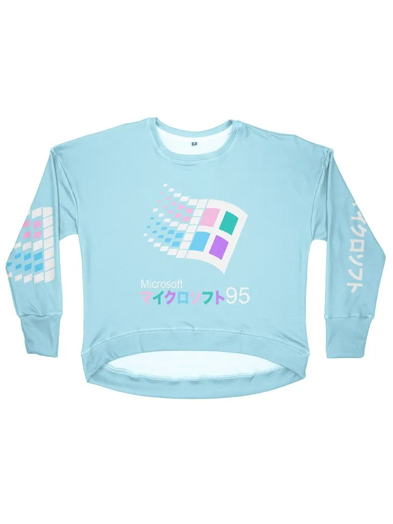 candy 95 women's drop shoulder sweatshirt