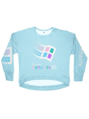 candy 95 women's drop shoulder sweatshirt