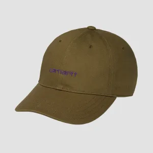 Carhartt WIP Canvas Script Cap Highland/Cassis