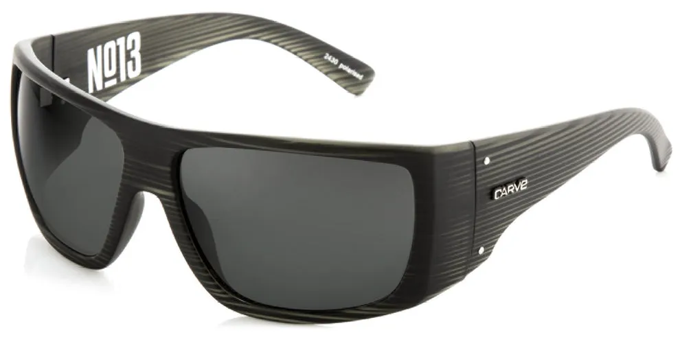 Carve No.13 Matt Black Streak / Polarised