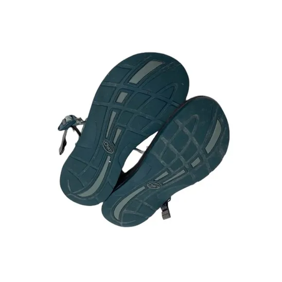 CHACO Zong X Ecotread Sandals Slip on Green Fizz Hiking Outdoors Size 10