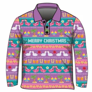 Christmas | Fa La La Mingo Ugly Christmas Fishing Shirt