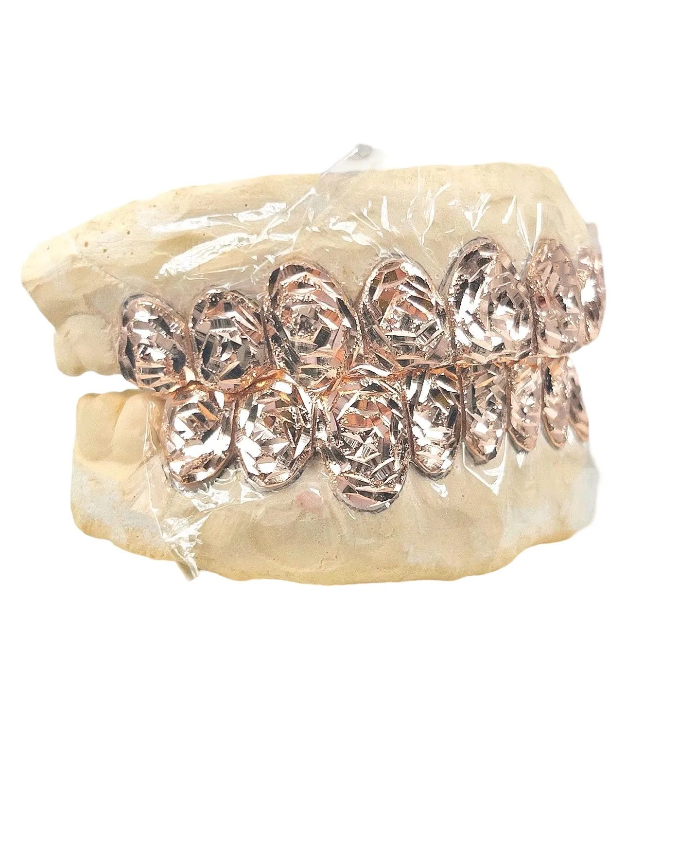 Circle/Rose Cuts Solid Custom Grillz