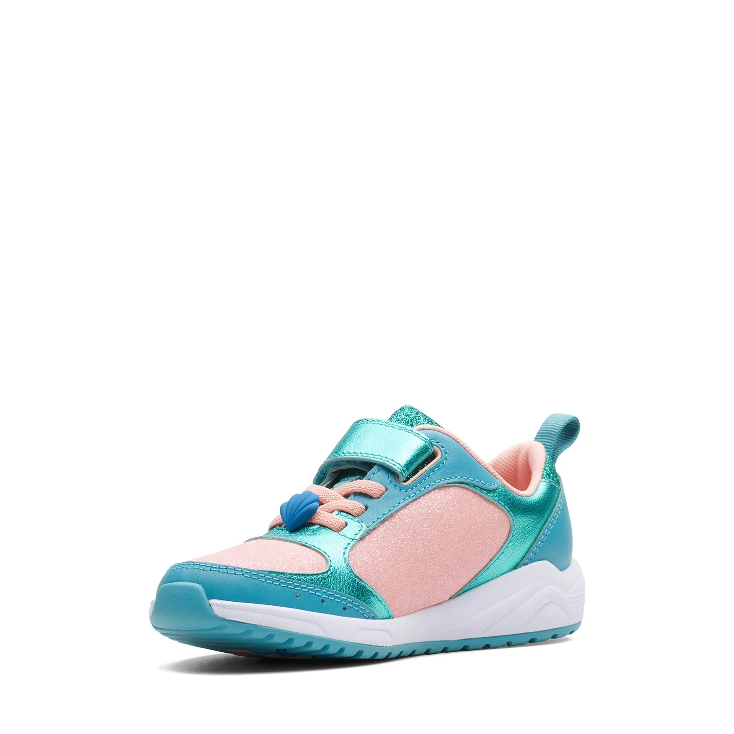 CLARKS GIRLS AQUATIC BRILL KID. (WIDE FIT)