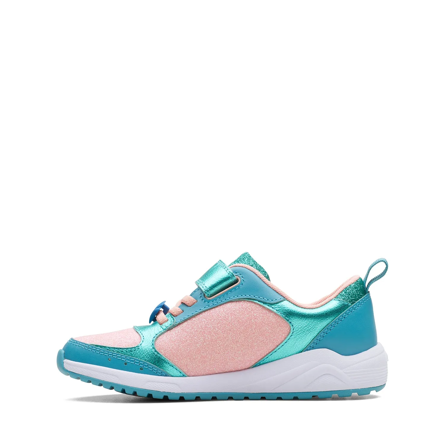CLARKS GIRLS AQUATIC BRILL KID. (WIDE FIT)