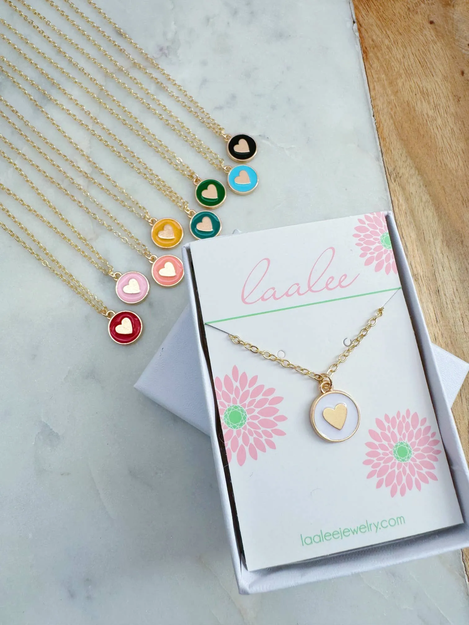 Colorful Heart Necklace