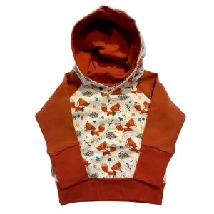 Cute Fox Grow Along® Hooded Sweater Hoodie Organic Cotton