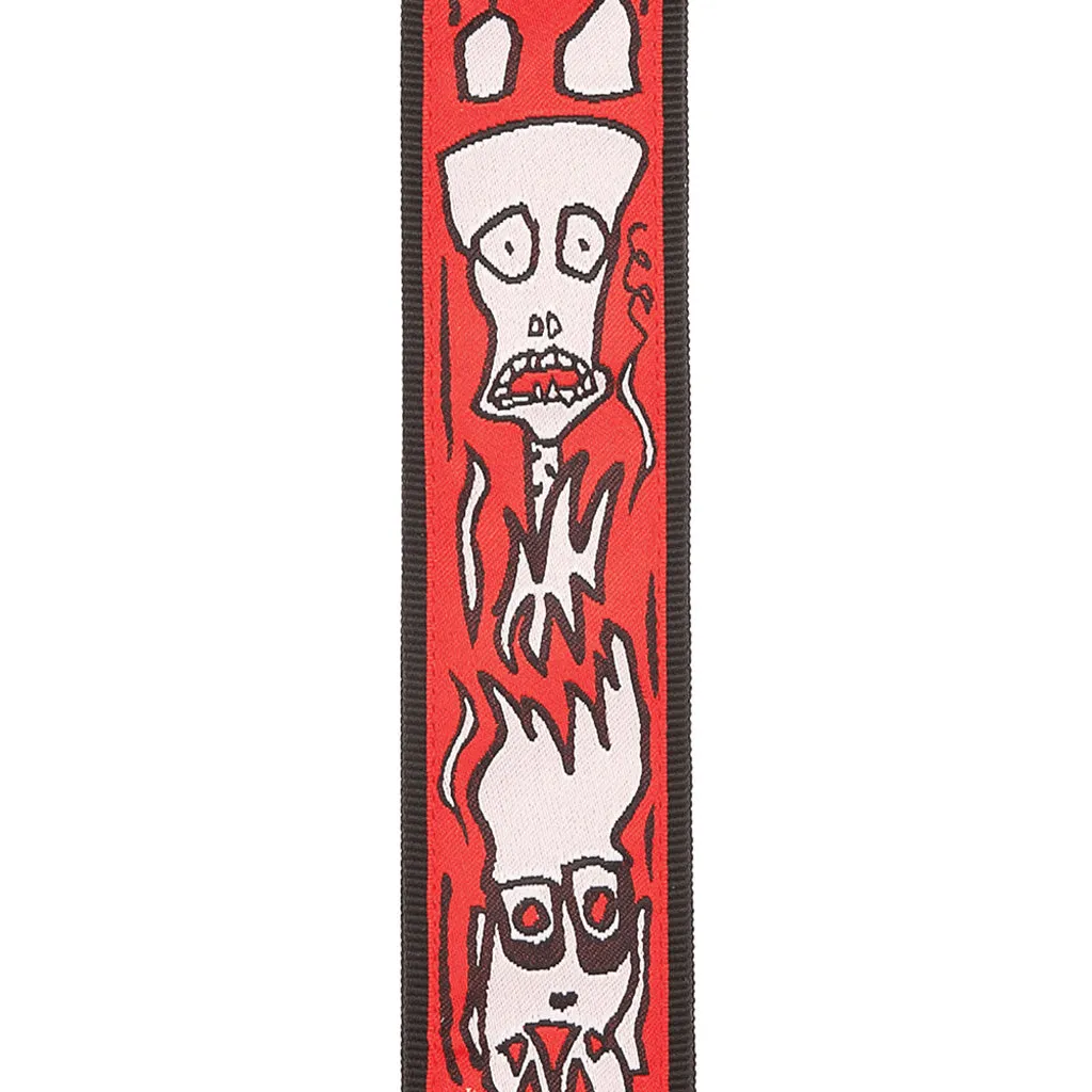 D'Addario 50JS02 50mm Joe Satriani Up In Flames Guitar Strap