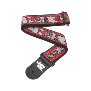 D'Addario 50JS02 50mm Joe Satriani Up In Flames Guitar Strap