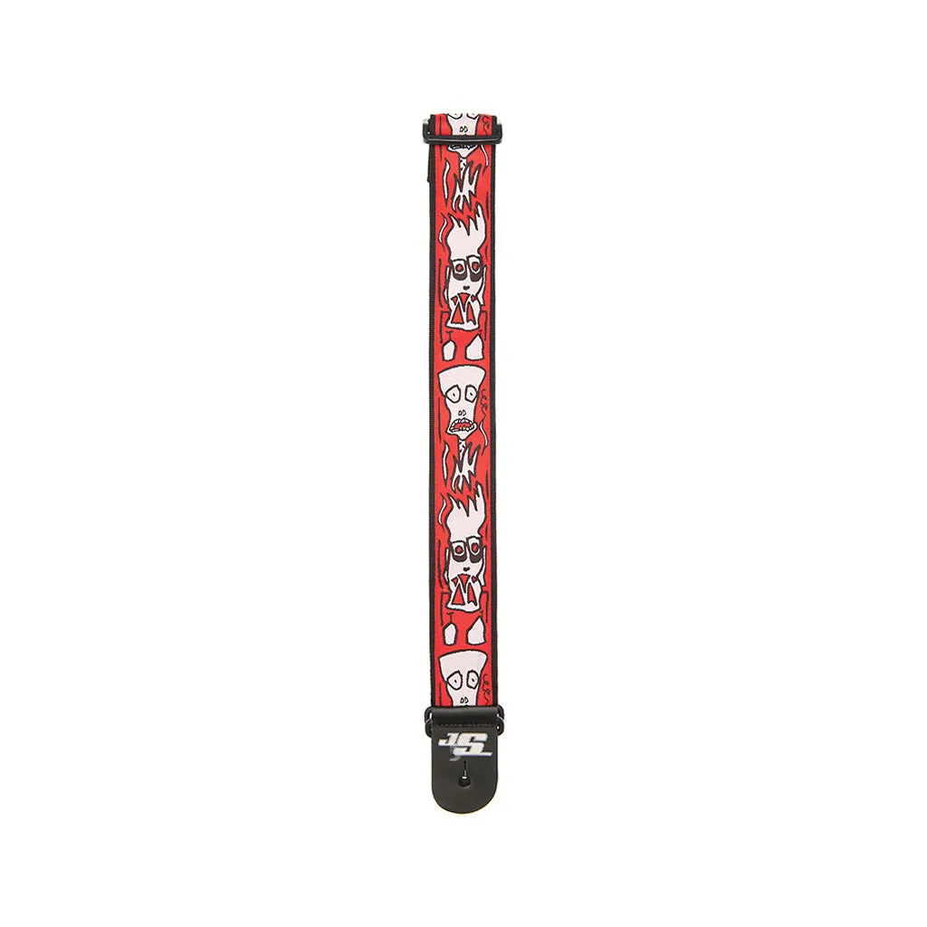 D'Addario 50JS02 50mm Joe Satriani Up In Flames Guitar Strap