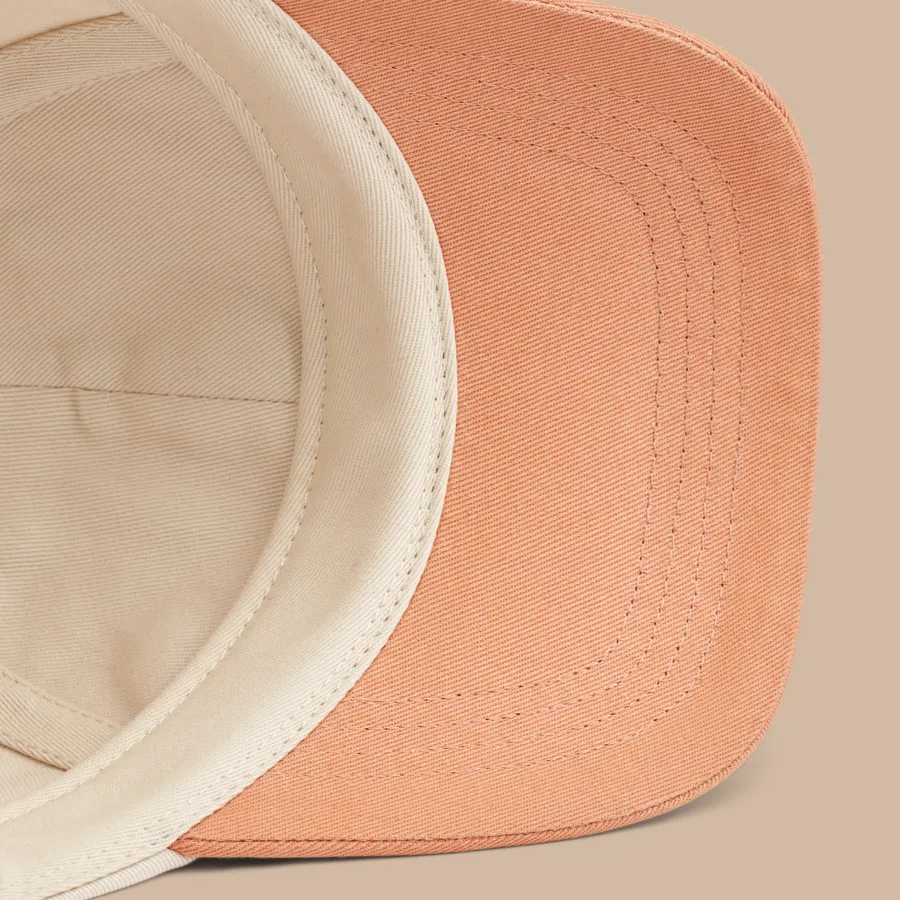 Danny Multi Panelled Cotton Cap (Tuscany Rose Mix)