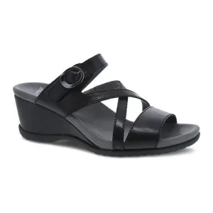 Dansko Women's Ana Black Glazed Kid Leather 1610500200