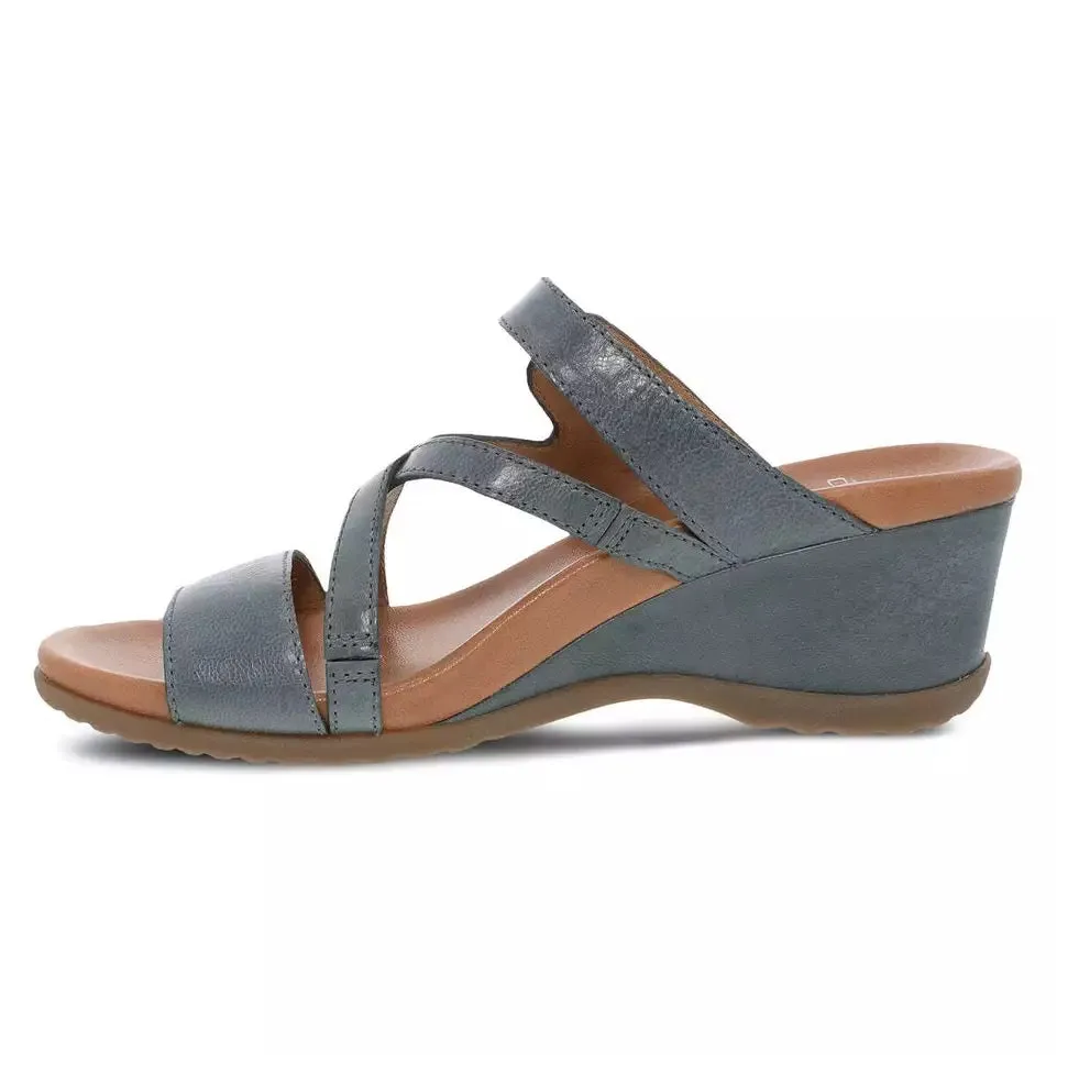 Dansko Women's Ana Denim Glazed Kid Leather 1610721200