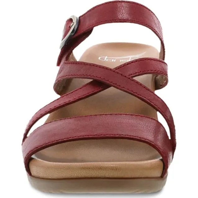 Dansko Women's Ana Red Glazed Kid Leather 1610041200