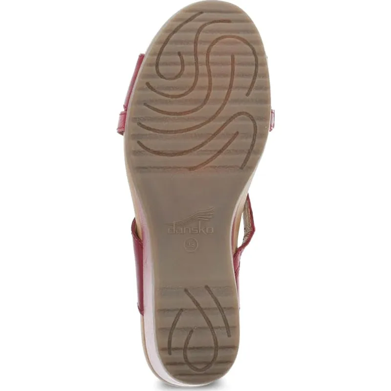 Dansko Women's Ana Red Glazed Kid Leather 1610041200