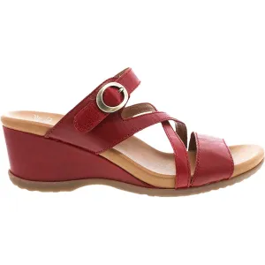 Dansko Women's Ana Red Glazed Kid Leather 1610041200