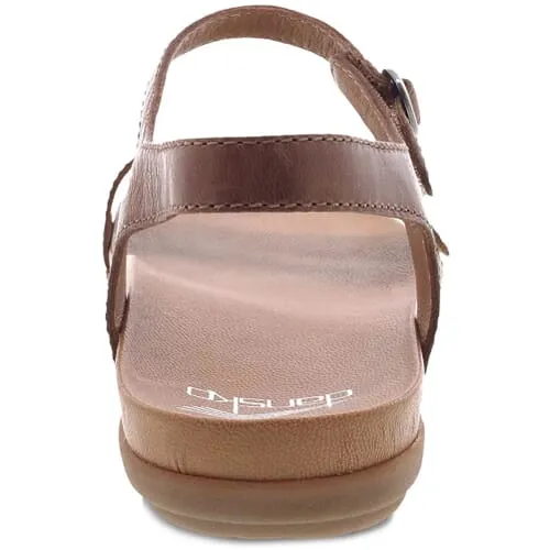 Dansko Women's Janelle Tan Glazed Kid Leather 6210150300