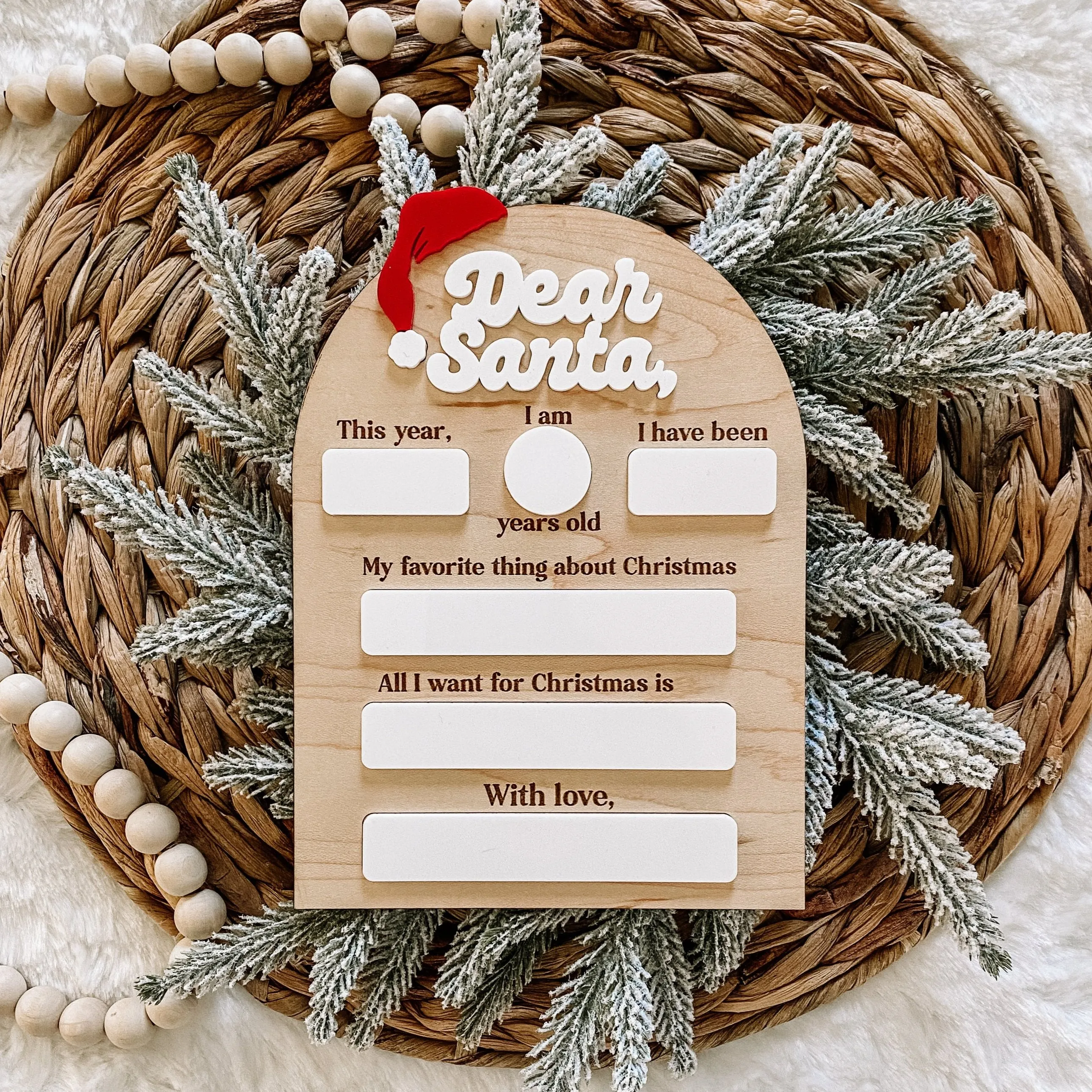 Dear Santa Chistmas Board