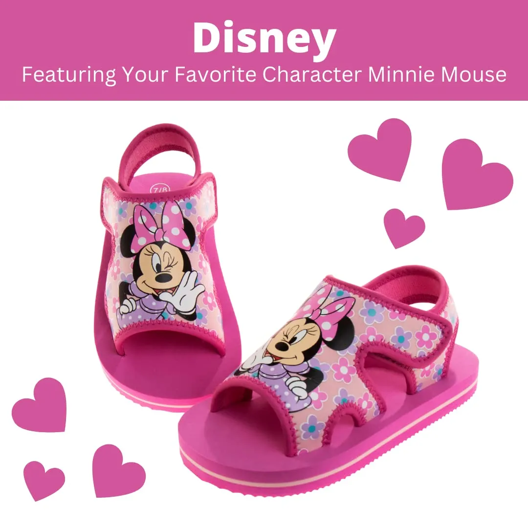 Disney Minnie Mouse Sandals - slip-on quick dry waterproof (toddler/little kid)