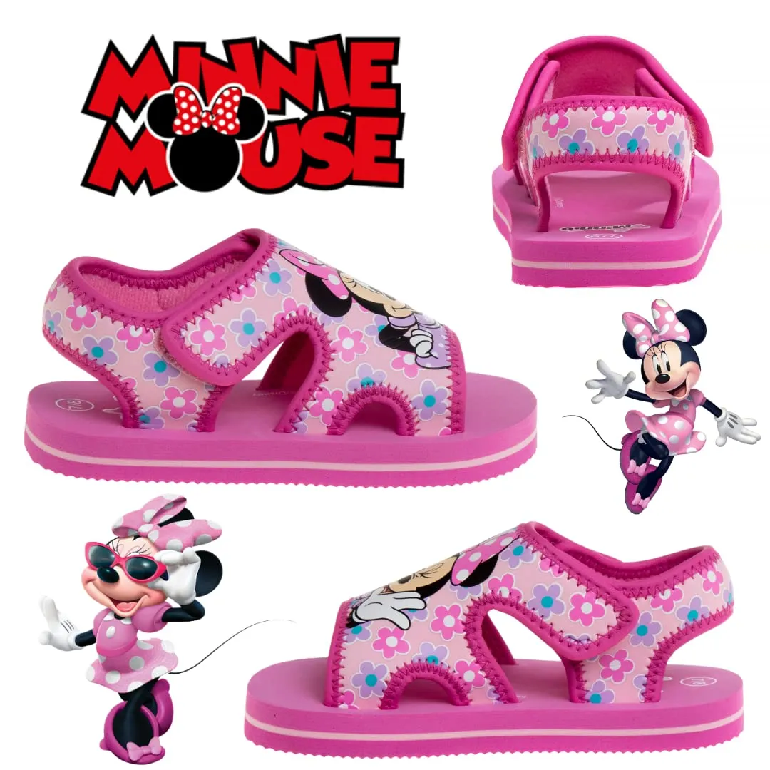 Disney Minnie Mouse Sandals - slip-on quick dry waterproof (toddler/little kid)