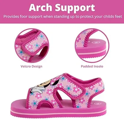 Disney Minnie Mouse Sandals - slip-on quick dry waterproof (toddler/little kid)