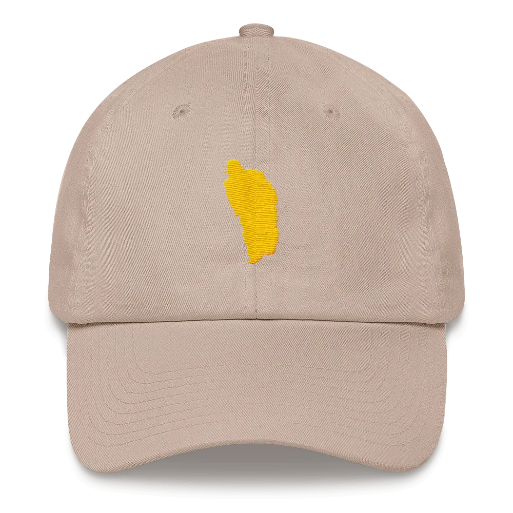 Dominica Gold Dad Hat