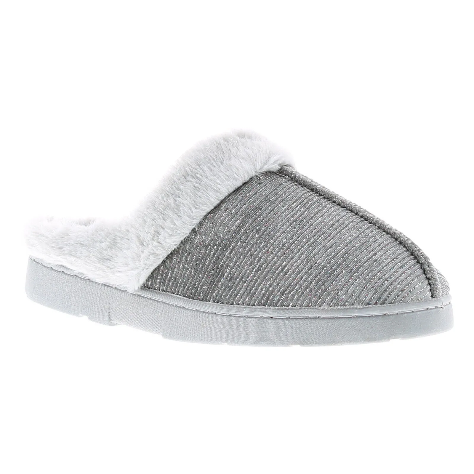 DR KELLER TESSA SOFT MULE LADIES WOMENS FLUFFY INSIDE TEXTILE CLOSED TOE WINTER SLIPPER