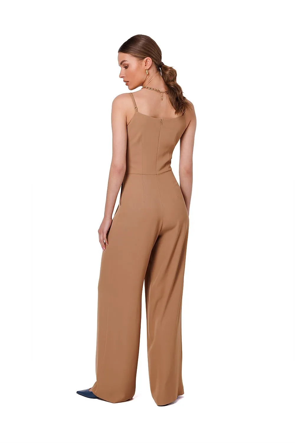 Elegant Adjustable-Strap One-Piece Suit