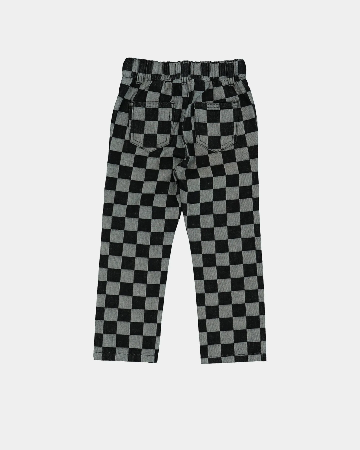 EN ES KIDS Kid's 90's Checkerboard Pants Black Check