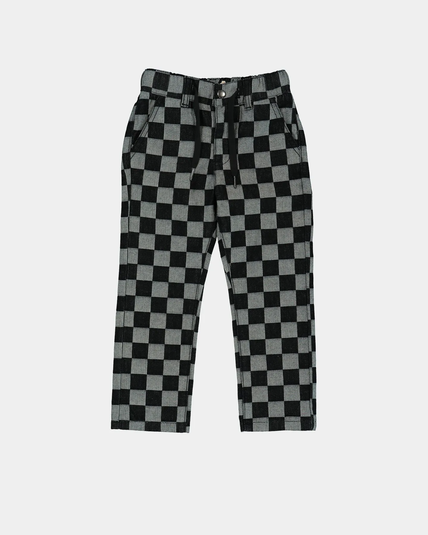 EN ES KIDS Kid's 90's Checkerboard Pants Black Check