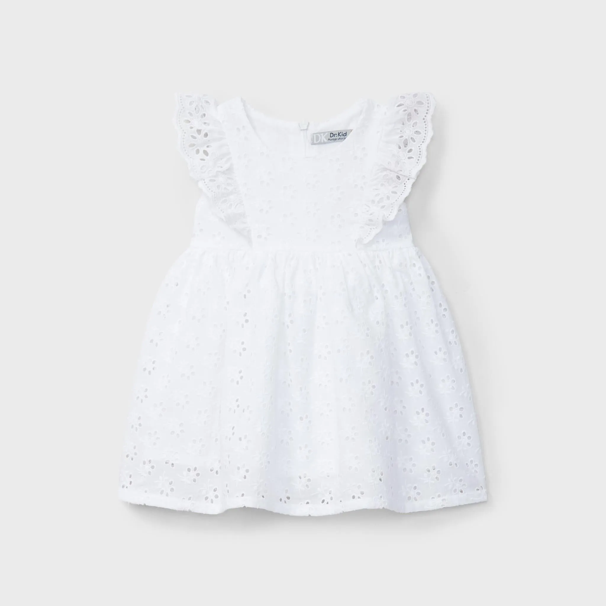 Eyelet White Dress