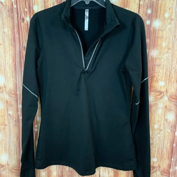 Fabletics Running Jacket Black Size Medium Emery