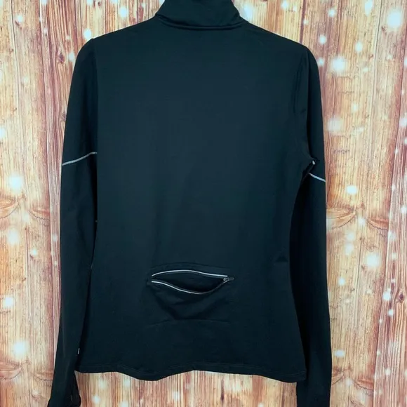 Fabletics Running Jacket Black Size Medium Emery
