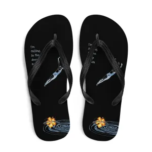 Falling in the deep - Hibiscus Surfwear - Ethical Mens Flip-Flops