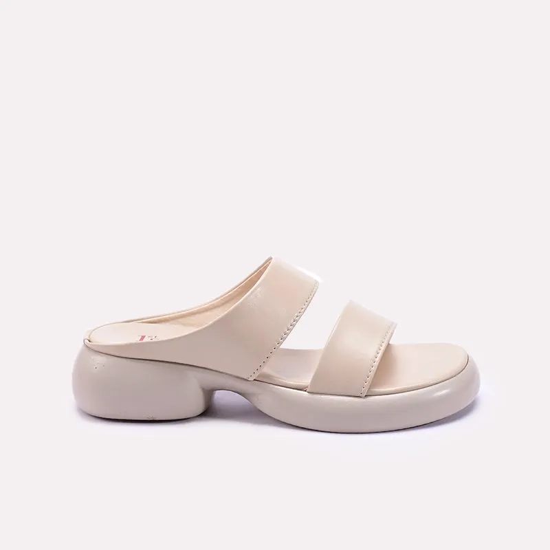 Fawn Double Strap Chunky Casual Slippers 0413126