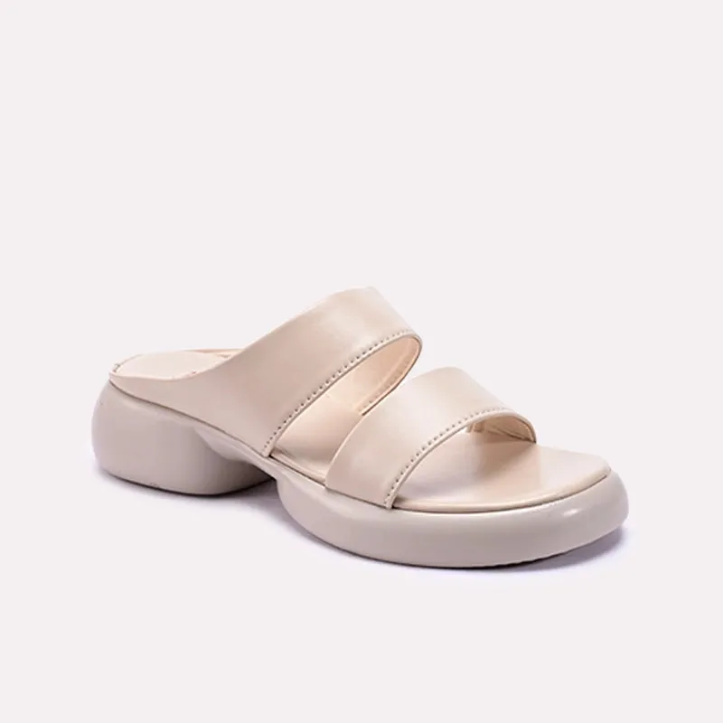 Fawn Double Strap Chunky Casual Slippers 0413126
