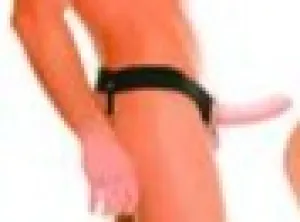 Fetish Fantasy Hollow Strap On for Him or Her Black