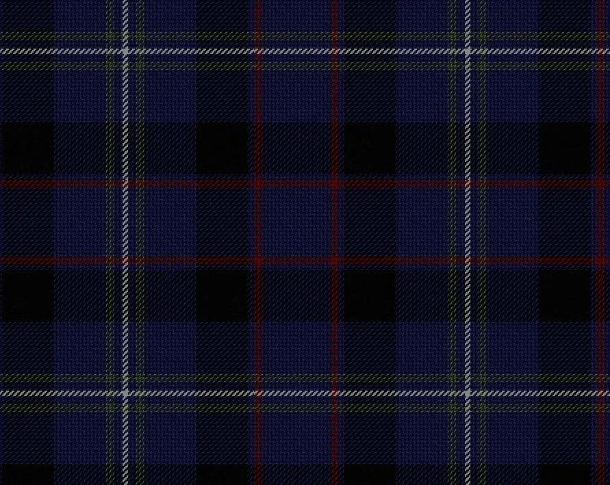 Fitzgerald Blue Medium Weight 11oz Tartan Cloth